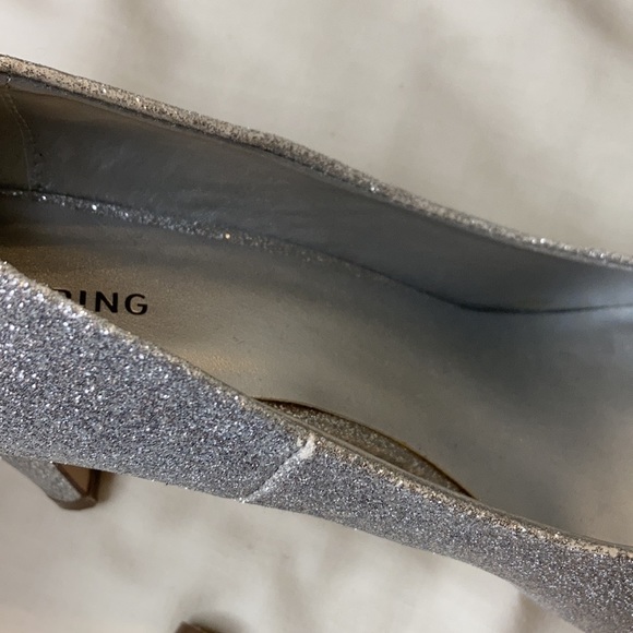 Call it Spring silver sparkle heels - Picture 6 of 9